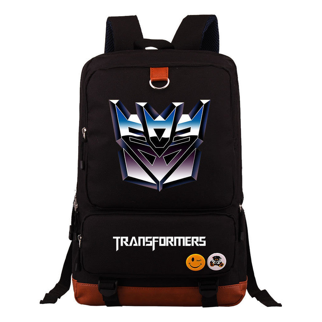 Transformed Mecha Youth Student Backpack, Men's And Women's Backpack, Travel Bag