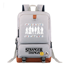 Strange Story Printed Youth Student School Bag Large Capacity Travel Bag Men's And Women's Backpack