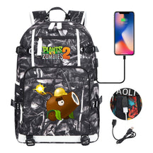 Printed Usb Youth Student Backpack For Men And Women's Leisure Travel Backpack
