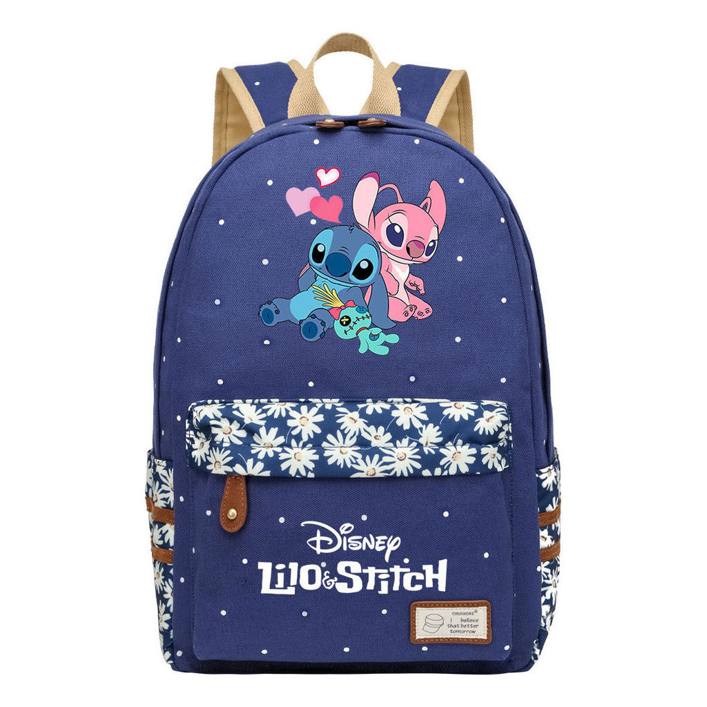 Printed Teenage Student Backpack For Men And Women's Leisure Backpack