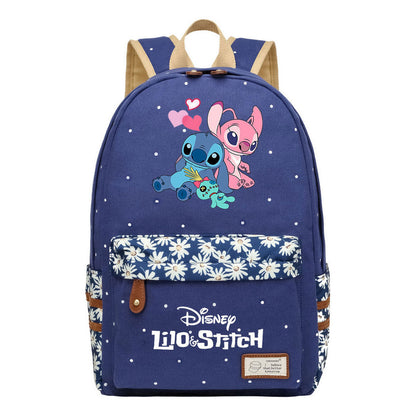 Printed Teenage Student Backpack For Men And Women's Leisure Backpack