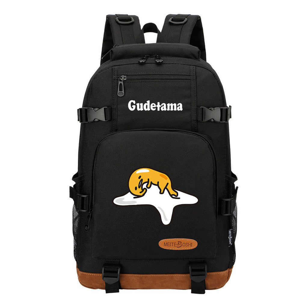 Lazy Teenage Student Backpack, Boys And Girls Backpack