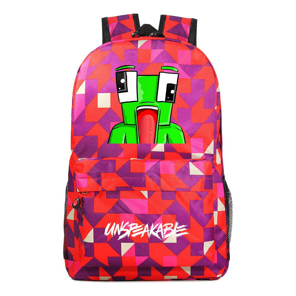 Starry Sky Youth Student Backpack For Men And Women's Leisure Travel Backpack