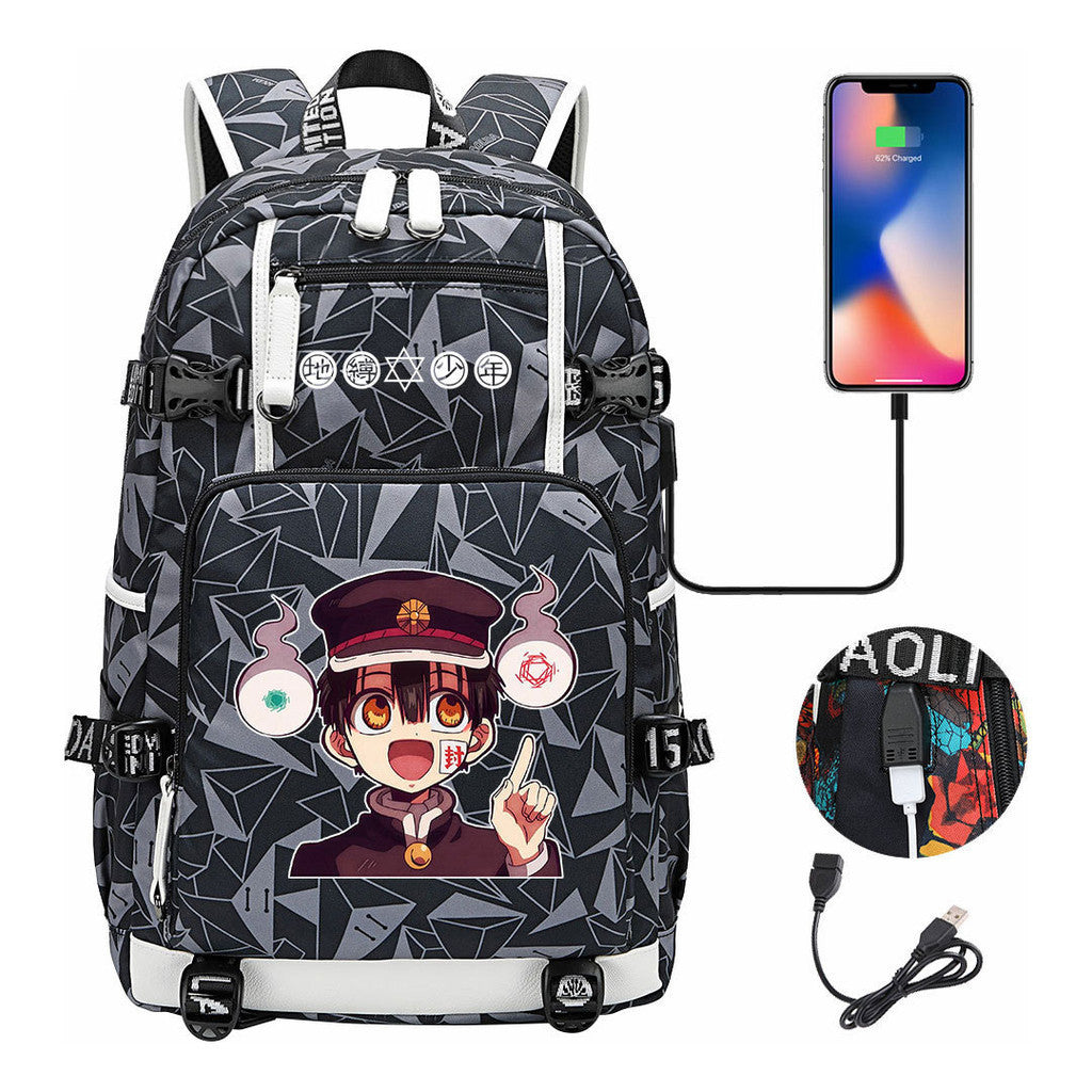 Usb Large Capacity Youth Student Backpack For Men And Women's Leisure Travel Backpack