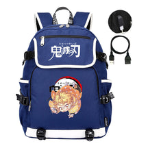 Anime Cartoon Usb Youth Student Backpack For Men And Women Leisure Backpack