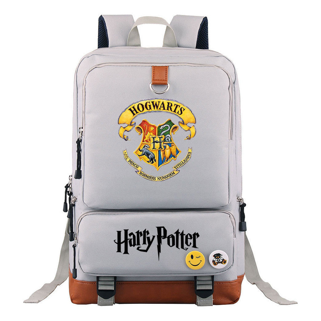 School Of Witchcraft And Wizardry Youth Student School Bag Large Capacity Travel Bag Men's And Women's Backpack