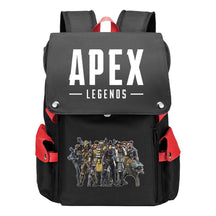 Apex Hero Print Usb Charging Cap Head Style Student School Bag Casual Backpack