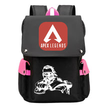 Apex Hero Print Usb Charging Head Youth School Bag Casual Backpack