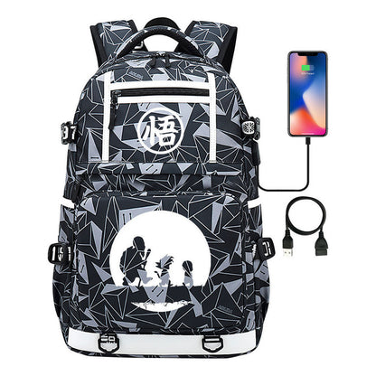 Usb Student Backpack Men's And Women's Backpack Leisure Travel Bag