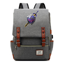 Printed Youth Student Backpack Usb Men's And Women's Casual Backpack