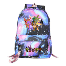 Toy Bear Game Usb Youth Student Backpack For Men And Women Leisure Travel Backpack