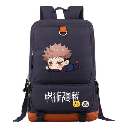 Cartoon Spell Battle Youth Student School Bag Men's And Women's Backpack Travel Bag