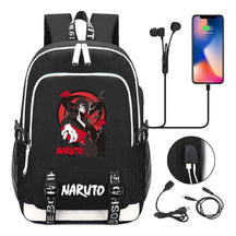 Naruto Student Backpack Usb Men's And Women's Casual Backpack
