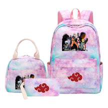 Naruto Girls School Bag Lunch Bag Three Piece Set Backpack Set