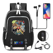 Pirate King Lufei Youth Student School Bag Usb Men's And Women's Leisure Backpack