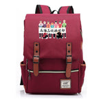 Volleyball Youth Printed Youth Student School Bag Men's And Women's Leisure Belt Buckle Classic Backpack