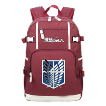 Giant Wings Of Cartoon And Anime Attack Student Backpacks, Men's And Women's Backpacks, Leisure Travel Backpacks