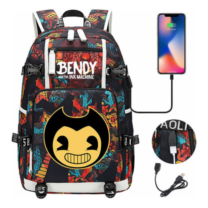 Usb Youth Student Backpack Travel Backpack