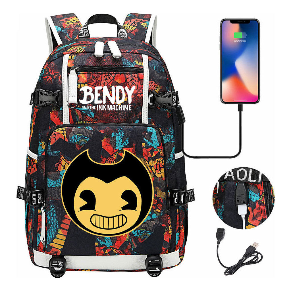 Usb Youth Student Backpack Travel Backpack