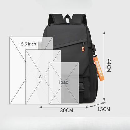 Usb Large Capacity Backpack, Men's And Women's Leisure Bag, Outdoor Travel Bag, Junior High School Student Backpack