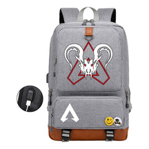 Apex Hero Print Usb Student Backpack Casual Backpack