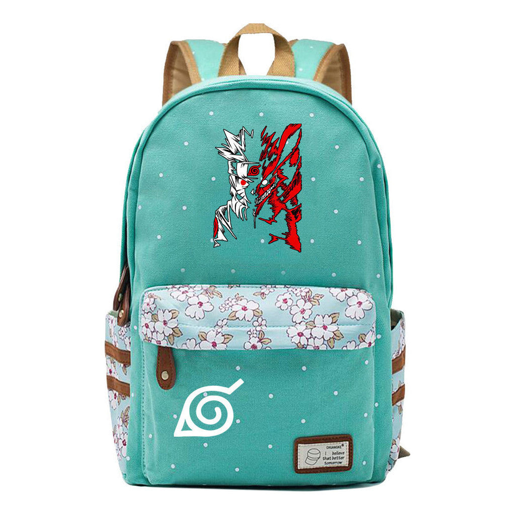 Naruto Youth Student School Bag Fashion Casual Backpack