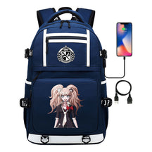 Cartoon Cartoon Printed Usb Youth Student Backpack Men's And Women's Backpack Leisure Travel Backpack