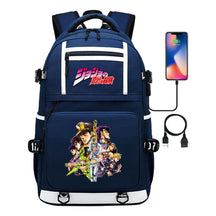 Comic Joe's Wonderful Adventure Print Usb Youth Student Backpack For Men And Women's Leisure Travel Backpack