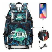 Printed Teenage Student Backpack For Men And Women's Leisure Travel Backpack