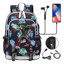 Usb Teen School Bag Men's And Women's Sports Backpacks