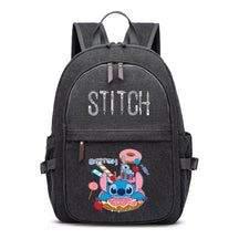 Anime Star Baby Stitch Printed Youth Student Backpack For Men And Women With Casual Woven Straps Backpack