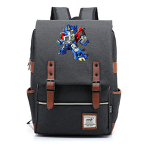 Transformed Mecha Printed Student Backpack For Men And Women's Leisure Backpack
