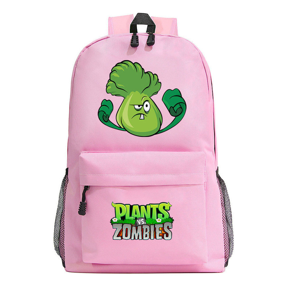 Game Plants Student School Bag Men's And Women's Leisure Backpack
