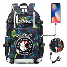 Bullet Theory Breaks Usb Large Capacity Youth Student Backpack Men's And Women's Leisure Travel Backpack