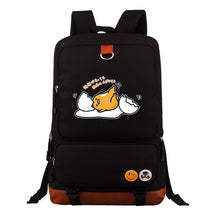 Cartoon Anime Lazy Egg Youth Student Backpack With Large Capacity Travel Bag For Boys And Girls Backpack