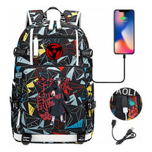 Naruto Usb Youth Student Backpack For Men And Women Leisure Travel Backpack