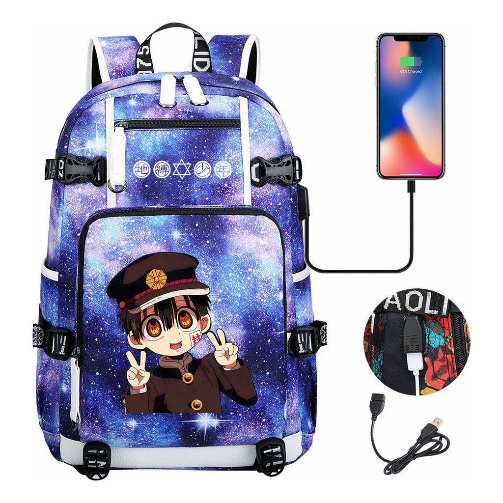 Usb Large Capacity Youth Student Backpack For Men And Women's Leisure Travel Backpack