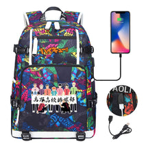 Volleyball Youth Usb Large Capacity Youth Student School Bag Men's And Women's Leisure Travel Backpack