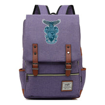 School Of Witchcraft And Wizardry Printed Student Backpack For Men And Women, Casual Belt Buckle, Classic Backpack