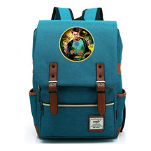 School Of Witchcraft And Wizardry Printed Youth School Bag Casual Belt Buckle Classic Backpack