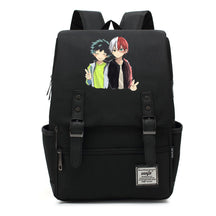 Anime My Heroes Academy Printed Youth Student School Bag Casual Belt Buckle Classic Backpack