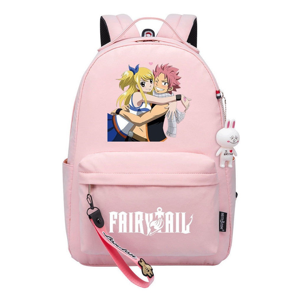 Printed Teenage Student Backpack Men And Women, Casual Bag Girls Backpack