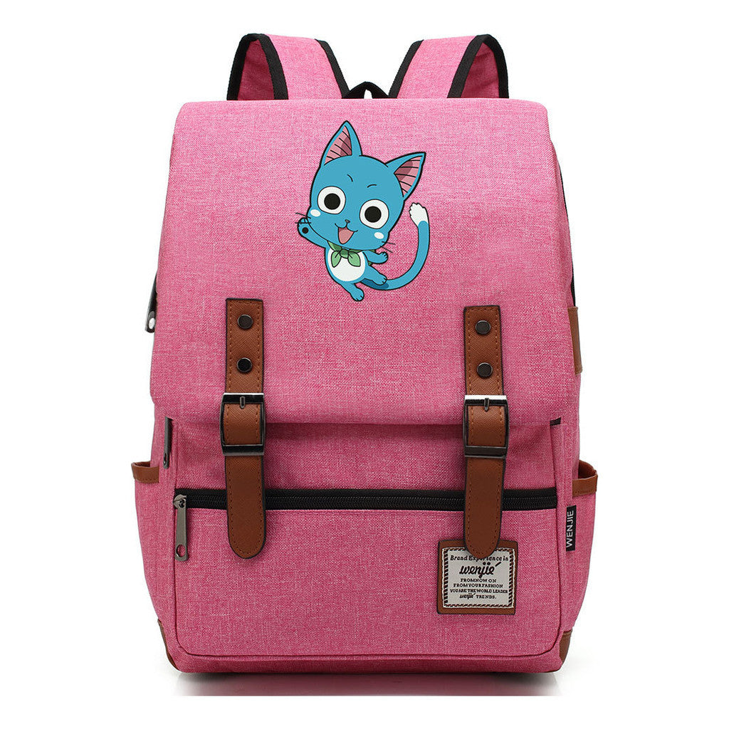 Printed Schoolbags Young Students And Classic Backpacks With Belt Buckles  Men And Women 38*27*12.5cm