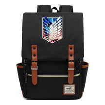 The Giant Of Manga Attack Printed Teenage Student Backpack For Men And Women With Casual Belt Buckle Classic Backpack  38*27*12.5cm