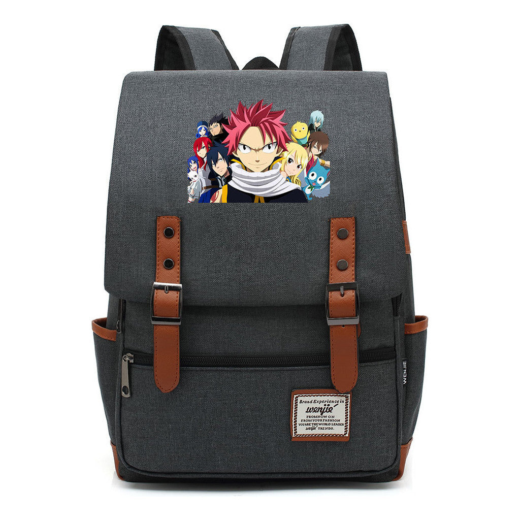 Printed Schoolbags For Men And Women Leisure Belt Buckle Classic Backpack