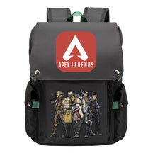 Apex Hero Print Usb Charging Cap Headpiece Student Backpack Leisure Backpack