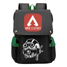 Apex Hero Print Usb Charging Head Youth School Bag Casual Backpack