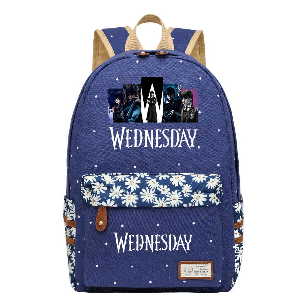 Printed Student Backpack, Fashionable And Casual Backpack