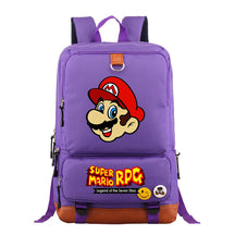 Super Mario Print Youth Student Backpack, Travel Bag, Men's And Women's Backpack