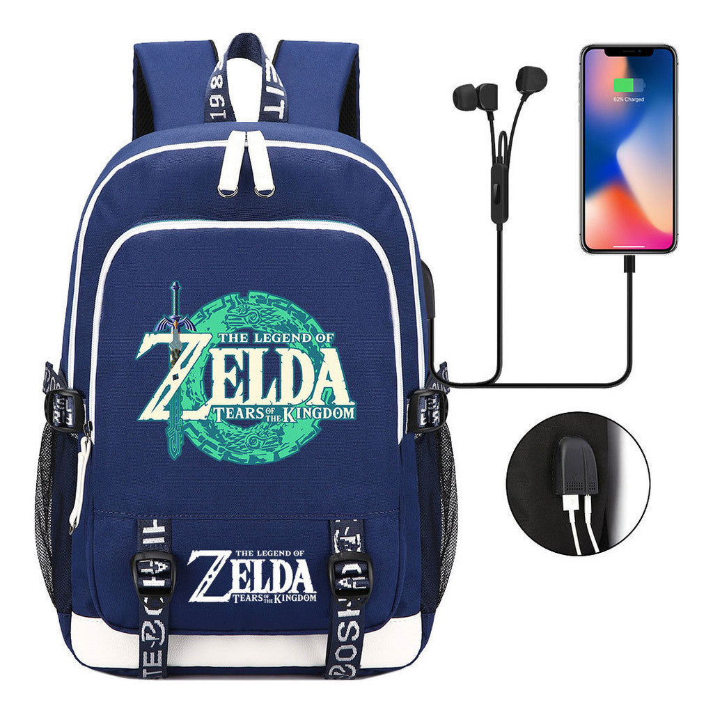 Usb Student Backpack For Men And Women's Leisure Sports Backpack